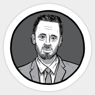 Jordan Peterson (Shades of Grey) Sticker